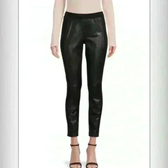 Nanette Nanette Lapore Faux Slim Leggings Large Black Item# 7I - Picture 3 of 9